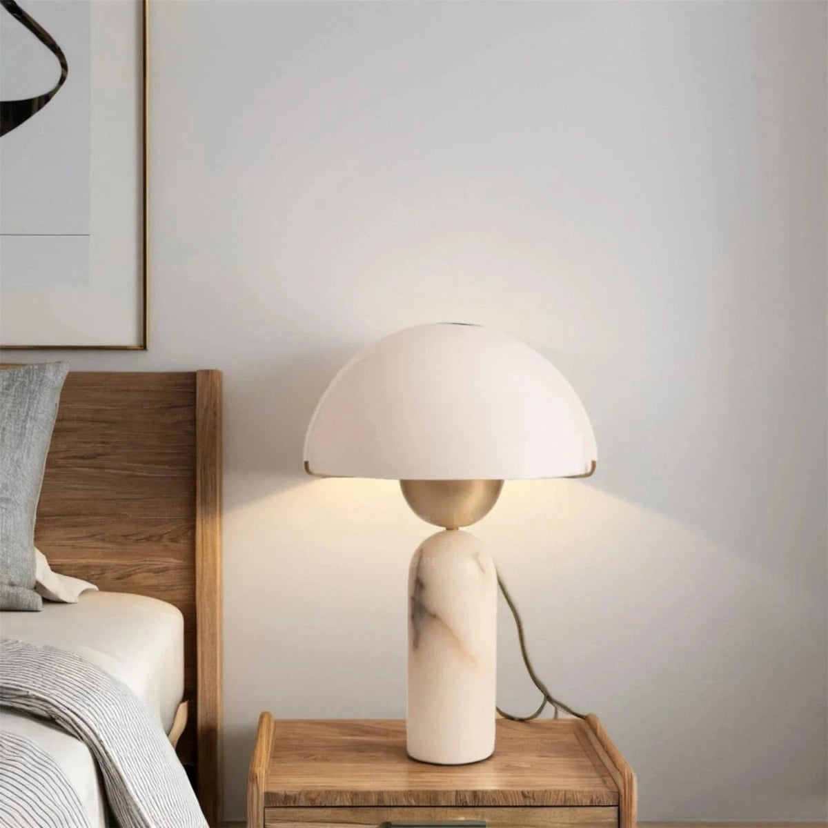 Peono Alabaster Table Lamp by Franing - SHOP ALL,Marble table lamp,TABLE