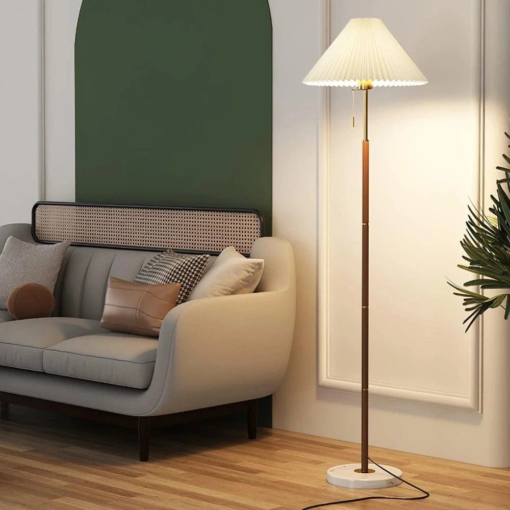Plissee - Stehlampe von Wintage by Franing - SHOP ALL,FLOOR，American