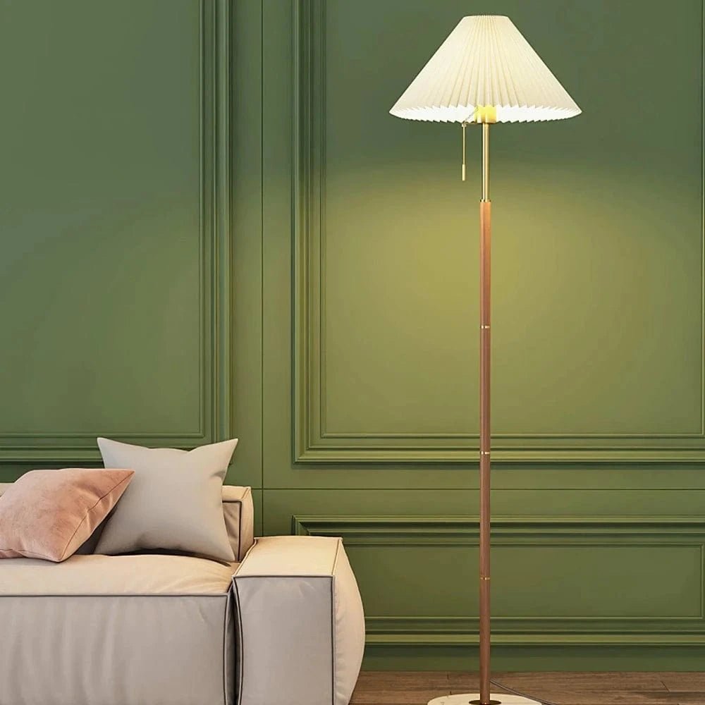 Plissee - Stehlampe von Wintage by Franing - SHOP ALL,FLOOR，American
