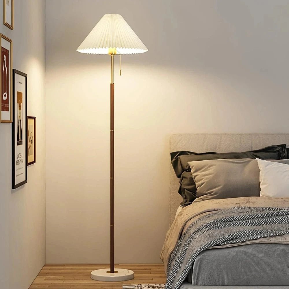 Plissee - Stehlampe von Wintage by Franing - SHOP ALL,FLOOR，American