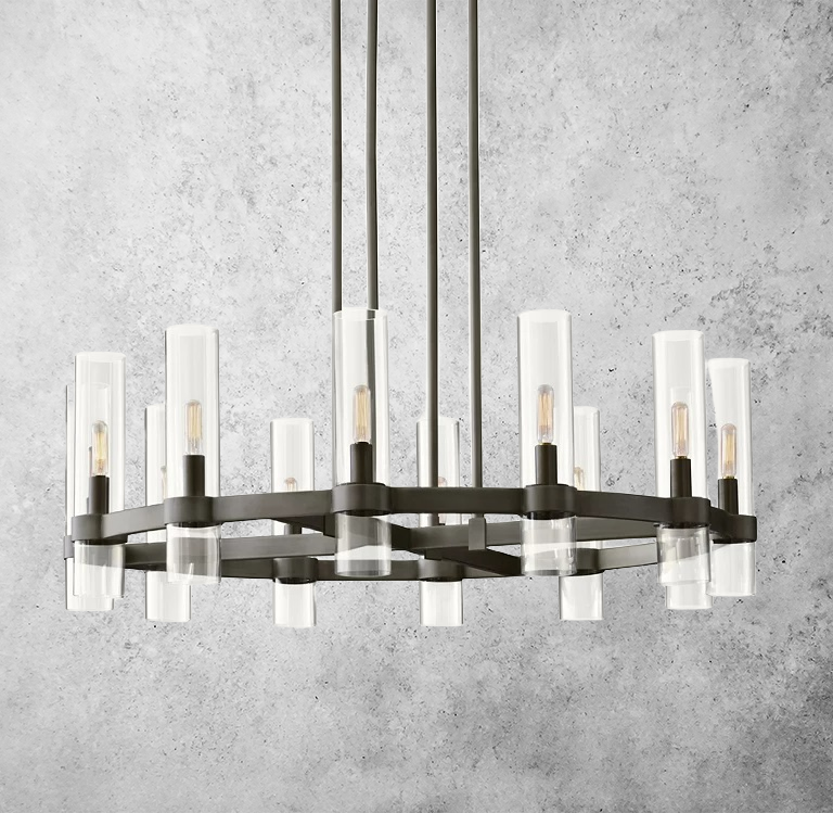 Manory Round Chandelier 36" - Franing
