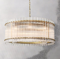 San Marcon Round Chandelier 37" - Franing