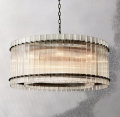 San Marcon Round Chandelier 37" - Franing