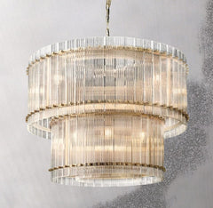 San Marcon 2-Tier Round Chandelier 37" - Franing