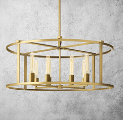 Michaul Beck Round Chandelier 33" - Franing