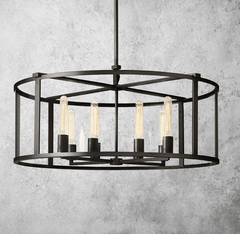 Michaul Beck Round Chandelier 33" - Franing