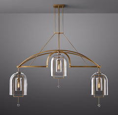 Fulcrum Linear Chandelier 73" 3-Lights - Franing