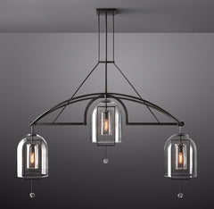 Fulcrum Linear Chandelier 73" 3-Lights - Franing