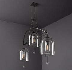 Fulcrum Linear Chandelier 73" 3-Lights - Franing