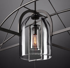 Fulcrum Round Chandelier 61" 5-Lights - Franing