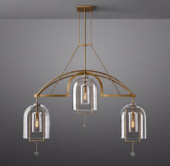 Fulcrum Linear Chandelier 61" 3-Lights - Franing