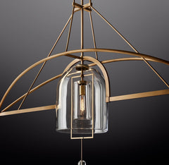 Fulcrum Linear Chandelier 73" 3-Lights - Franing