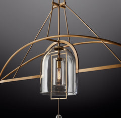 Fulcrum Linear Chandelier 61" 3-Lights - Franing