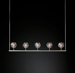 Boule Cristal Linear Chandelier 48" - Franing