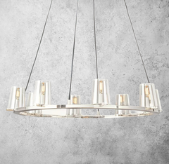Kuseay Glass Round Chandelier 36" - Franing