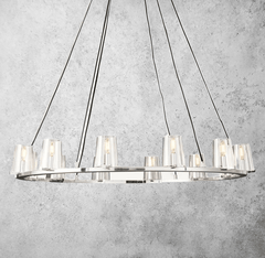 Kuseay Glass Round Chandelier 48" - Franing