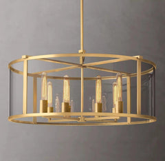 Michaul Beck Round Chandelier 33" - Franing