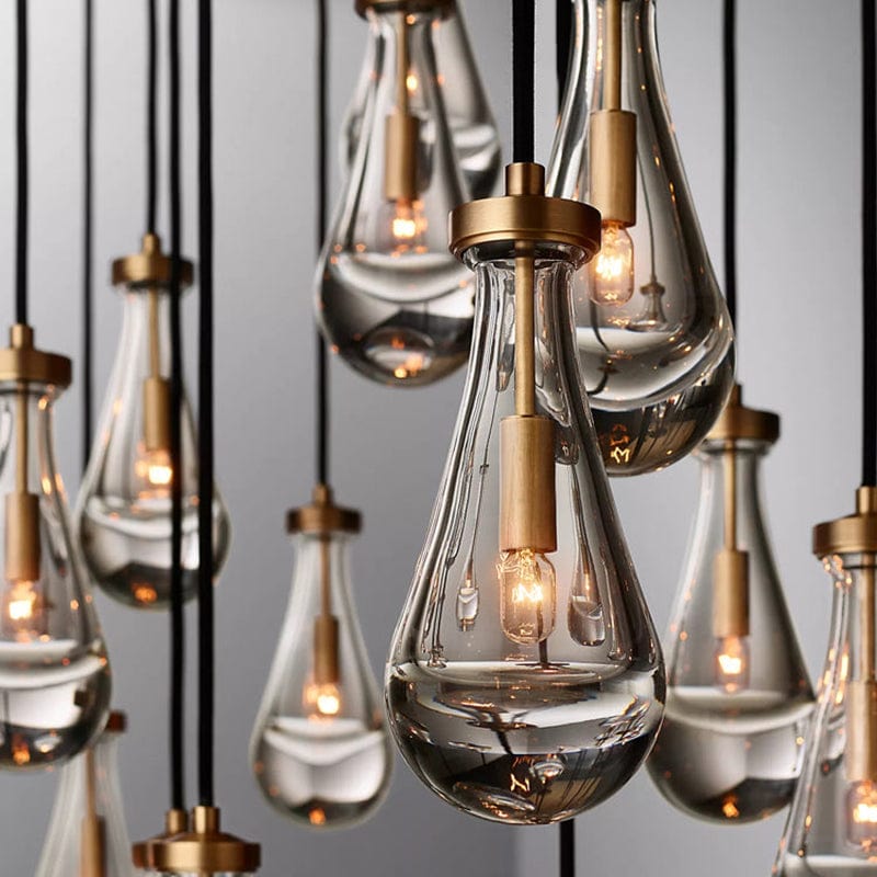 Raindrop Linear Chandelier 72", Rain Chandelier by Franing - Chandelier,SHOP ALL,crystal chandelier,Ceiling