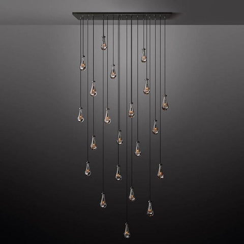 Raindrop Linear Chandelier 72", Rain Chandelier by Franing - Chandelier,SHOP ALL,crystal chandelier,Ceiling