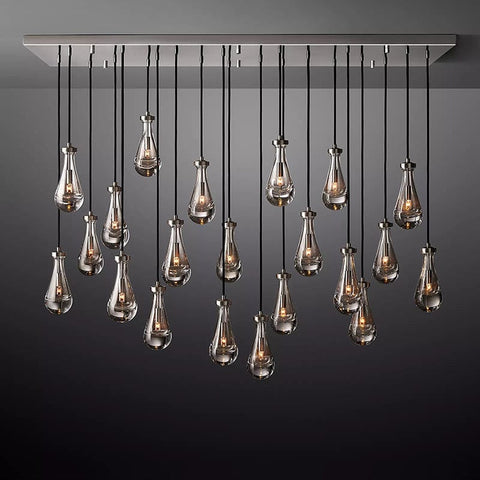 Raindrop Linear Chandelier 72", Rain Chandelier by Franing - Chandelier,SHOP ALL,crystal chandelier,Ceiling