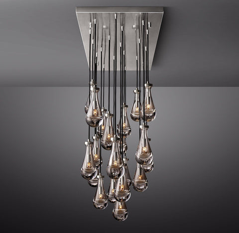 Raindrop Linear Chandelier 72", Rain Chandelier by Franing - Chandelier,SHOP ALL,crystal chandelier,Ceiling