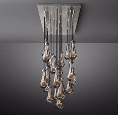 Raindrop Linear Chandelier 72", Rain Chandelier by Franing - Chandelier,SHOP ALL,crystal chandelier,Ceiling