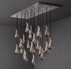 Raindrop Linear Chandelier 72", Rain Chandelier by Franing - Chandelier,SHOP ALL,crystal chandelier,Ceiling