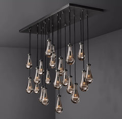 Raindrop Linear Chandelier 72", Rain Chandelier by Franing - Chandelier,SHOP ALL,crystal chandelier,Ceiling