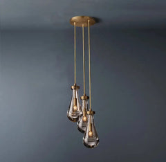 Raindrop Round Chandelier 3 light by Franing - Chandelier,SHOP ALL,crystal chandelier,Ceiling