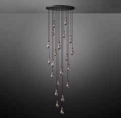 Raindrop Round Chandelier 47", Rain Chandelier by Franing - Chandelier,SHOP ALL,crystal chandelier,Ceiling