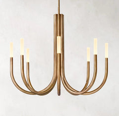 Rousse Modern Alabaster Chandelier 38'' by Franing - Chandelier,SHOP ALL,metal chandelier,Farmhouse