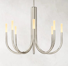 Rousse Modern Alabaster Chandelier 38'' by Franing - Chandelier,SHOP ALL,metal chandelier,Farmhouse