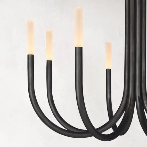 Rousse Modern Alabaster Chandelier 38'' by Franing - Chandelier,SHOP ALL,metal chandelier,Farmhouse
