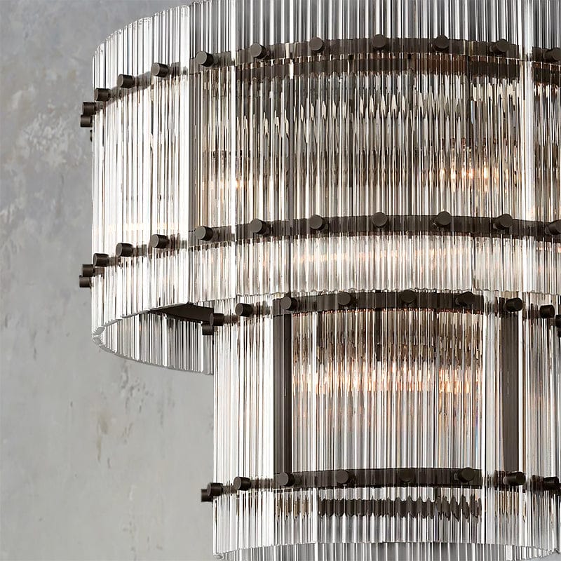 San Marcon 2 - Tier Round Chandelier 22" by Franing - Chandelier,SHOP ALL,glass chandelier