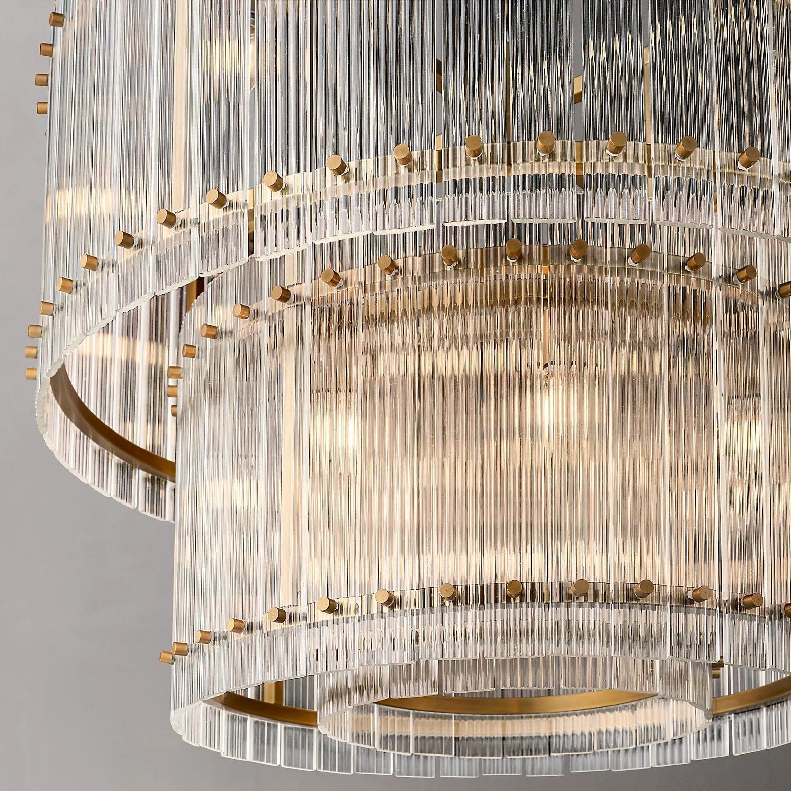 San Marcon 2 - Tier Round Chandelier 37" by Franing - Chandelier,SHOP ALL,glass chandelier