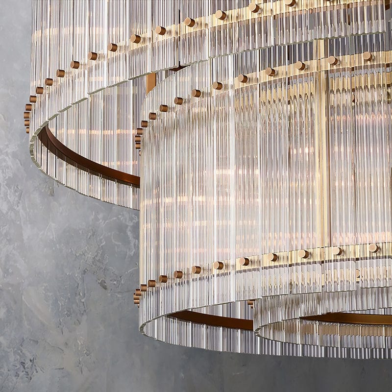 San Marcon 2 - Tier Round Chandelier 48" by Franing - Chandelier,SHOP ALL,glass chandelier