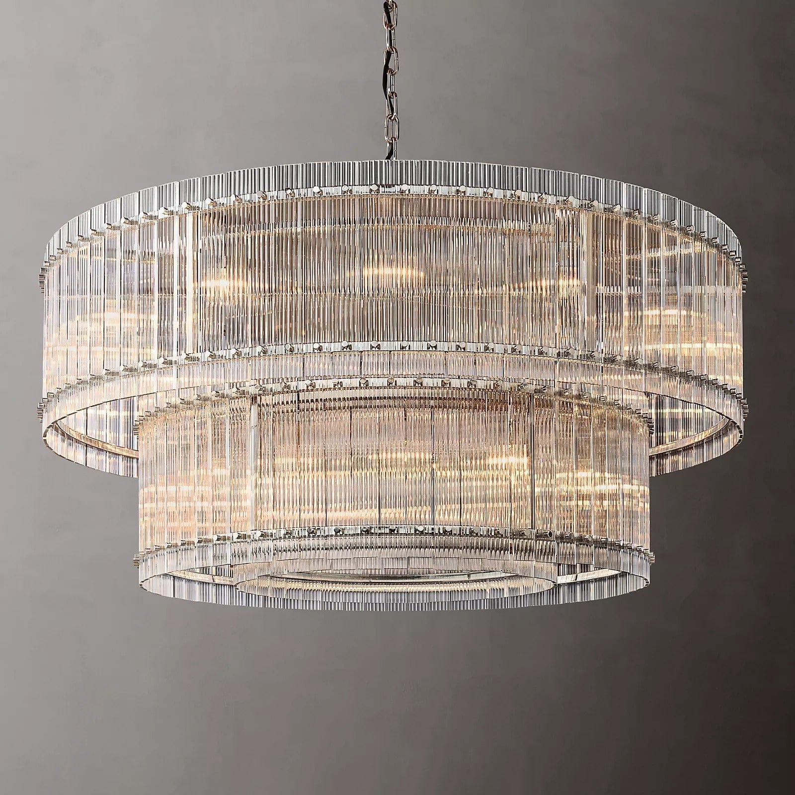 San Marcon 2 - Tier Round Chandelier 60" by Franing - Chandelier,SHOP ALL,glass chandelier
