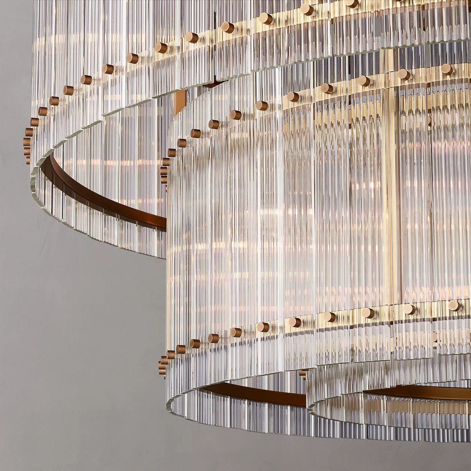 San Marcon 2 - Tier Round Chandelier 60" by Franing - Chandelier,SHOP ALL,glass chandelier