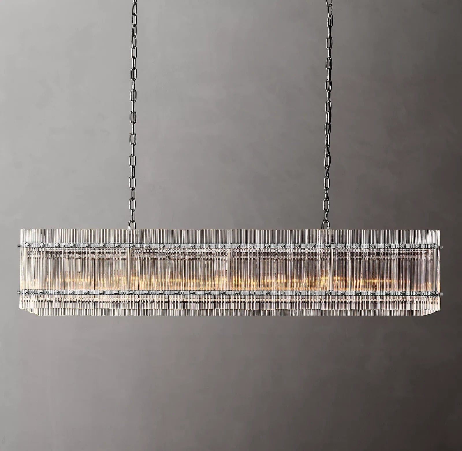 San Marcon Rectangle Chandelier 54" by Franing - Chandelier,SHOP ALL,glass chandelier