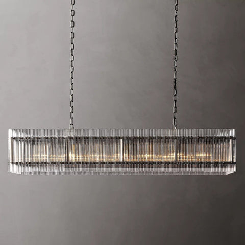San Marcon Rectangle Chandelier 54" by Franing - Chandelier,SHOP ALL,glass chandelier