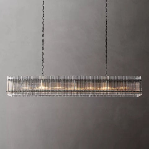 San Marcon Rectangle Chandelier 72" by Franing - Chandelier,SHOP ALL,glass chandelier