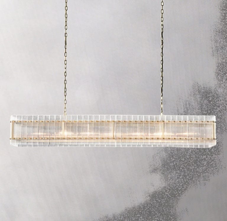 San Marcon Rectangle Chandelier 72" by Franing - Chandelier,SHOP ALL,glass chandelier