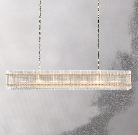 San Marcon Rectangle Chandelier 72" by Franing - Chandelier,SHOP ALL,glass chandelier