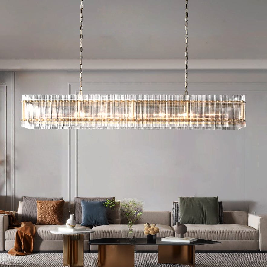 San Marcon Rectangle Chandelier 72" by Franing - Chandelier,SHOP ALL,glass chandelier