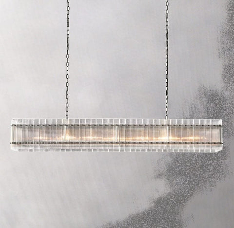 San Marcon Rectangle Chandelier 72" by Franing - Chandelier,SHOP ALL,glass chandelier
