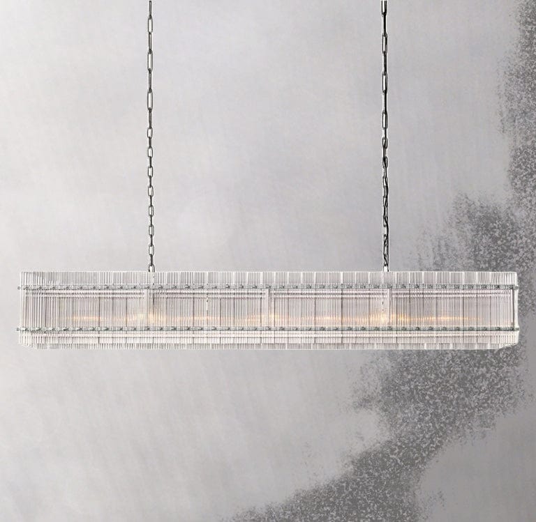 San Marcon Rectangle Chandelier 72" by Franing - Chandelier,SHOP ALL,glass chandelier