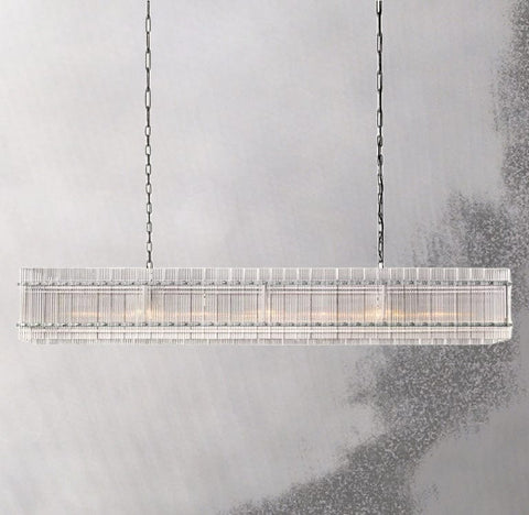 San Marcon Rectangle Chandelier 72" by Franing - Chandelier,SHOP ALL,glass chandelier
