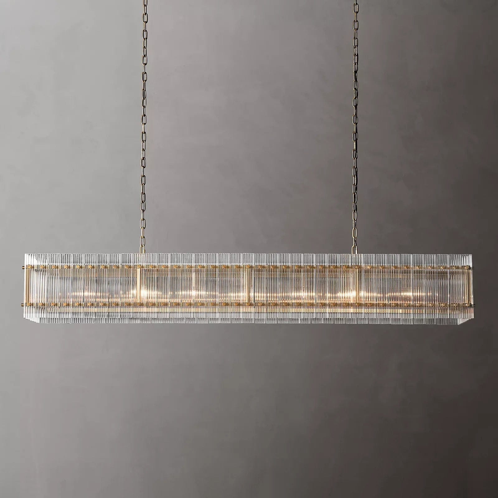 San Marcon Rectangle Chandelier 72" by Franing - Chandelier,SHOP ALL,glass chandelier