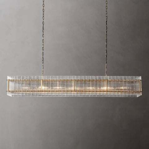 San Marcon Rectangle Chandelier 72" by Franing - Chandelier,SHOP ALL,glass chandelier