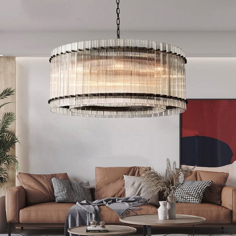 San Marcon Round Chandelier 37" by Franing - Chandelier,SHOP ALL,glass chandelier